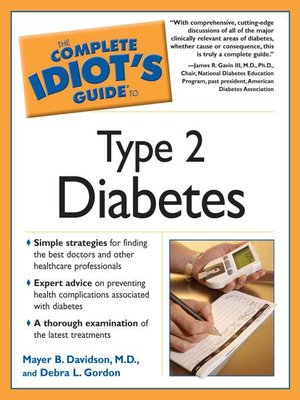 cover image of The Complete Idiot's Guide to Type 2 Diabetes